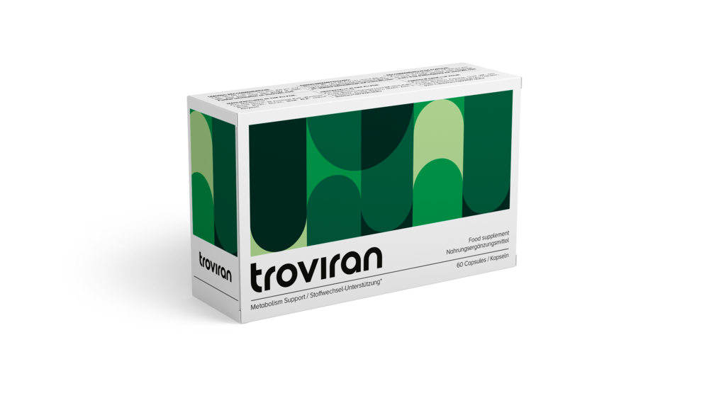Troviran kapsler – kosttilskudd for stoffskiftet